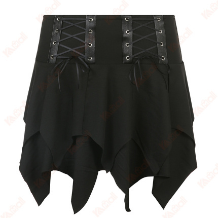 black punk cool mini skirts